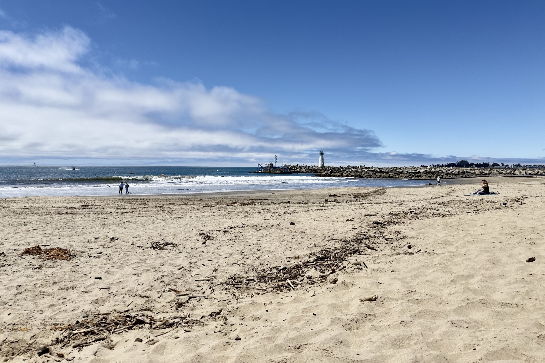 Harbor Beach at Santa Cruz, California